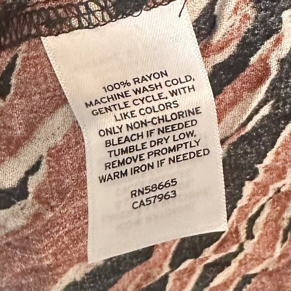 NWT BP by Nordstrom Brown and Black Tiger Stripe Long Sleeve Mini Dress - S - Picture 5 of 10